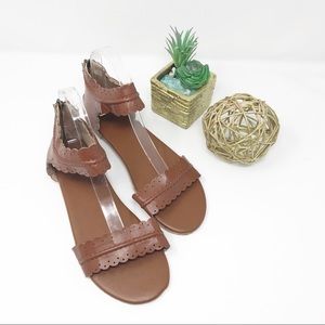 Sandals with Ankle Strap - 9